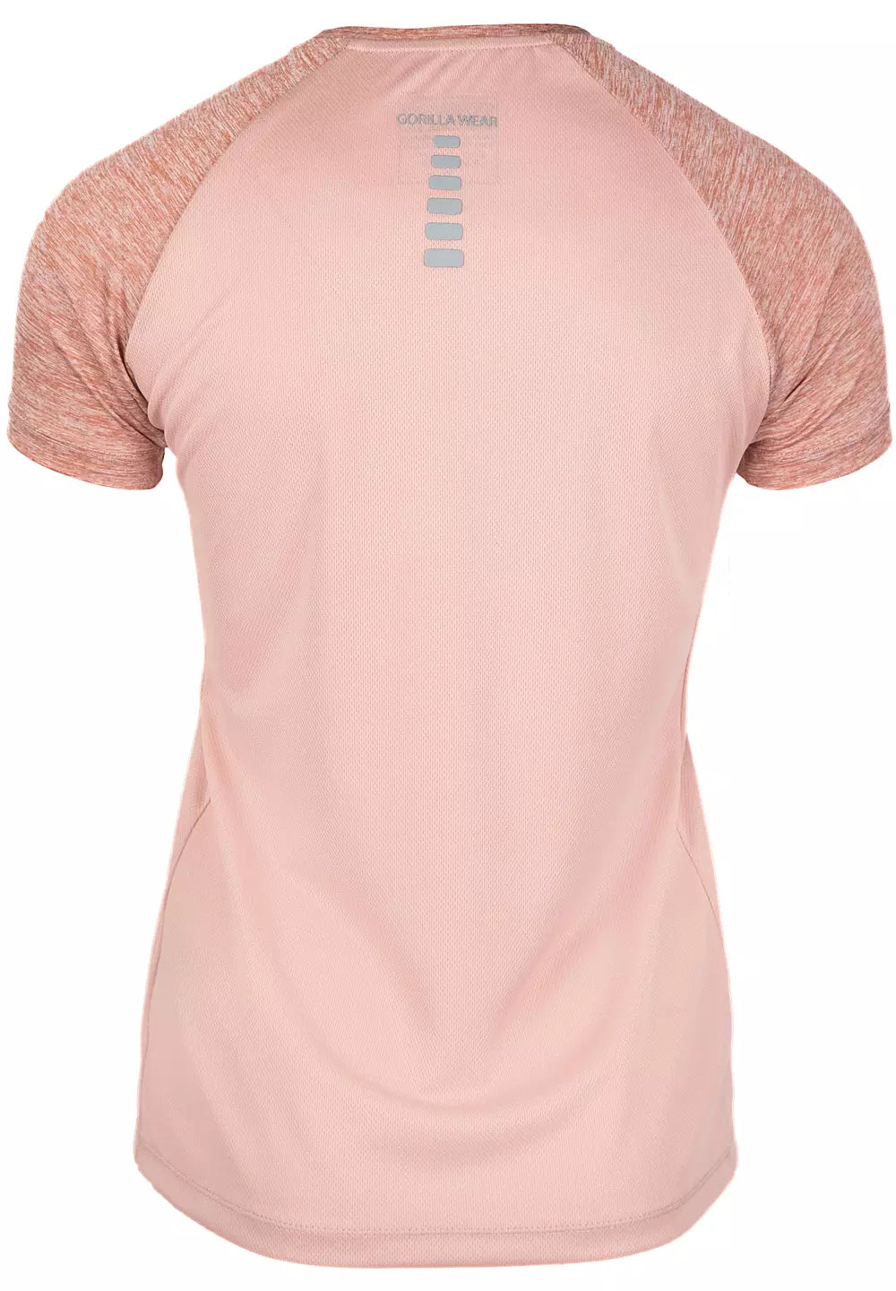 Gorilla Wear Monetta Performance T-Shirt, Salmon Pink