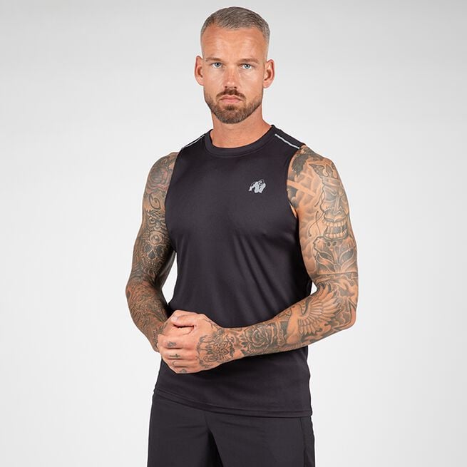 INTE INNE! Gorilla Wear Easton Tank Top, Svart