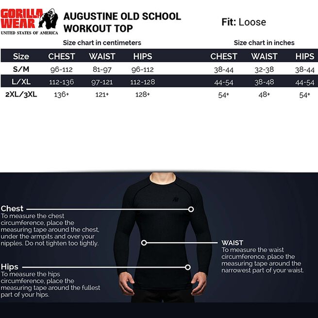 Gorilla Wear Augustine Old School Work Out Top, Black/Red