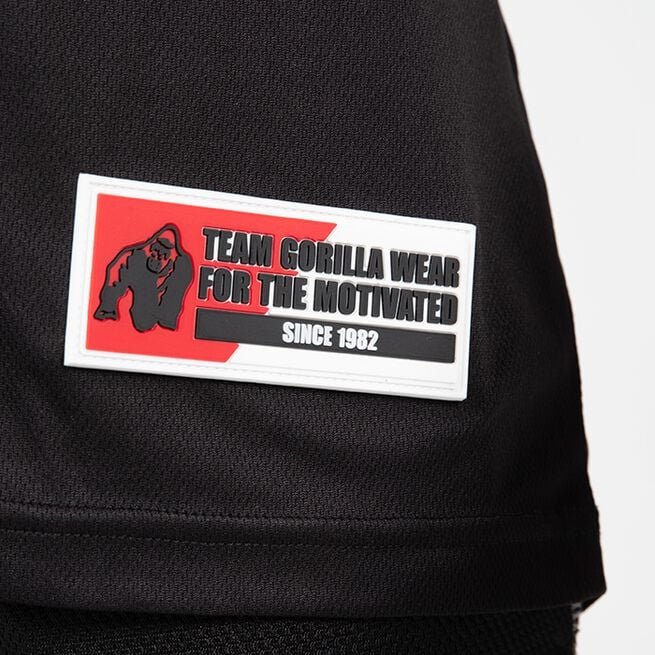 Gorilla Wear Trenton Football Jersey, Black/White