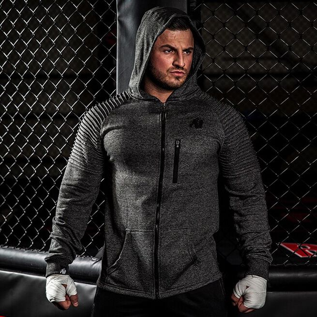 INTE INNE! Gorilla Wear Delta Hoodie, Grey