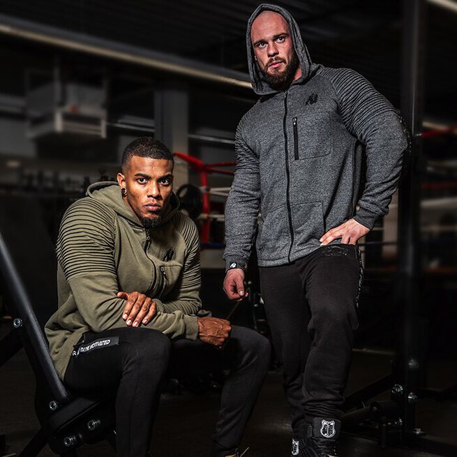 INTE INNE! Gorilla Wear Delta Hoodie, Grey
