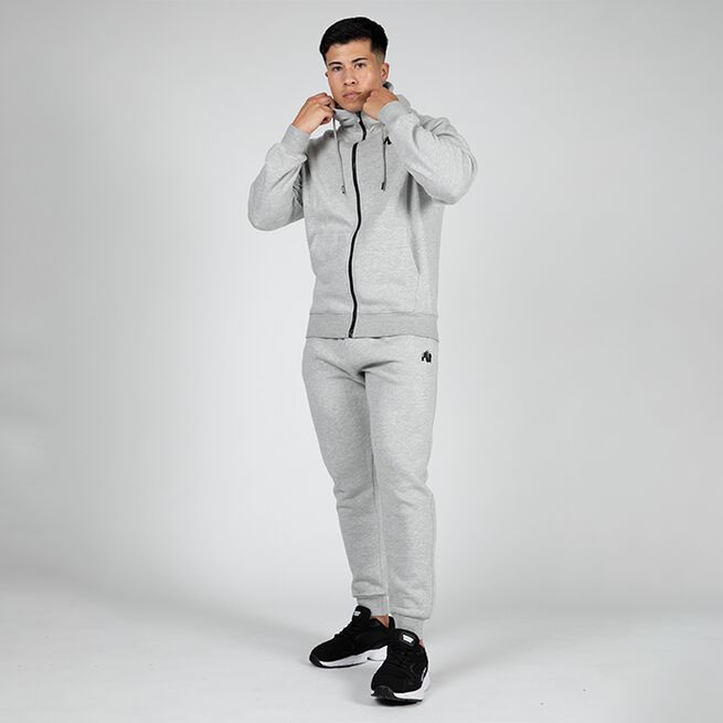 Gorilla Wear Kennewick Zipped Hoodie, Grey