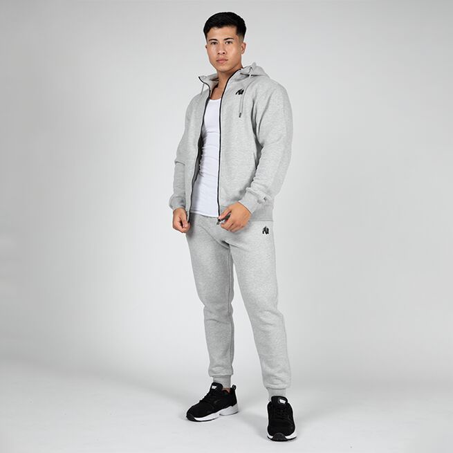 Gorilla Wear Kennewick Zipped Hoodie, Grey