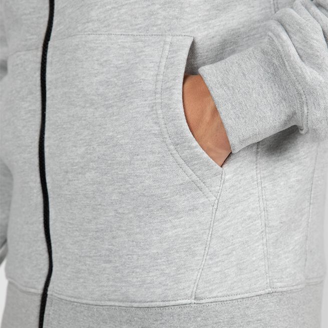 Gorilla Wear Kennewick Zipped Hoodie, Grey
