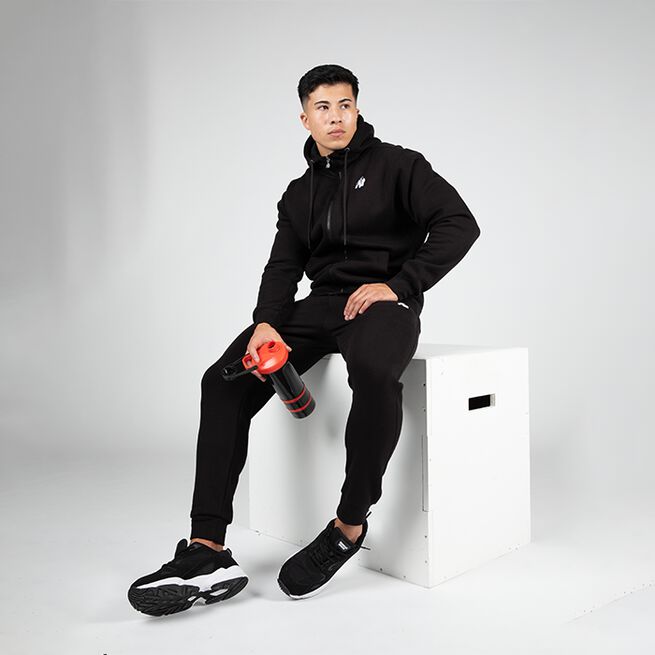 Gorilla Wear Kennewick Zipped Hoodie, Black