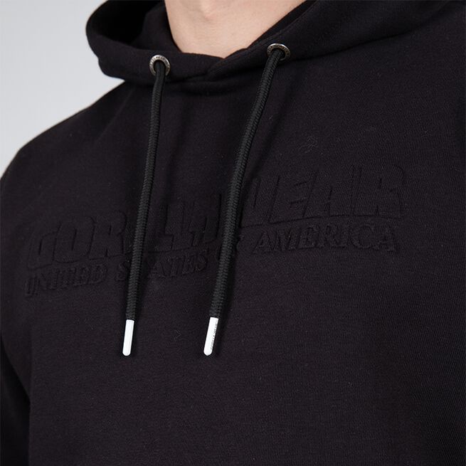 INTE INNE! Gorilla Wear Crowley Oversized Men's Hoodie, Svart