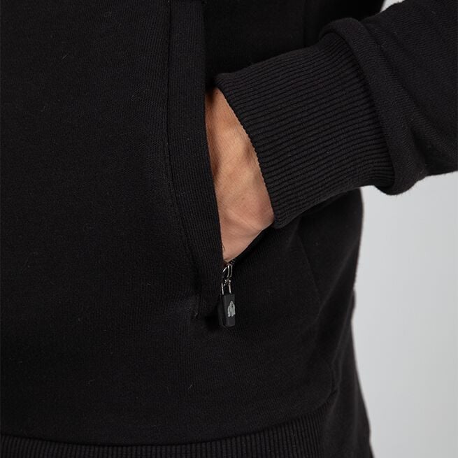 Gorilla Wear Payette Zipped Hoodie, Black