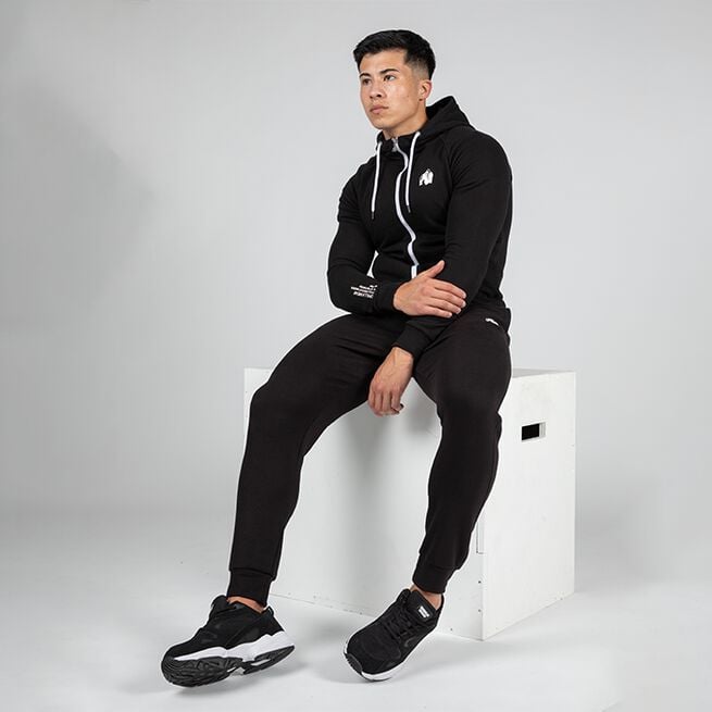 Gorilla Wear Payette Zipped Hoodie, Black