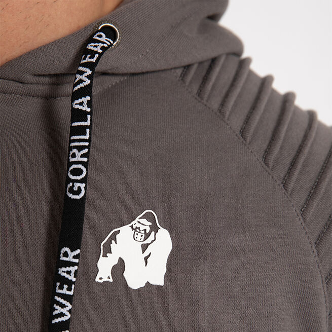 Gorilla Wear Georgia Zipped Hoodie, Grey
