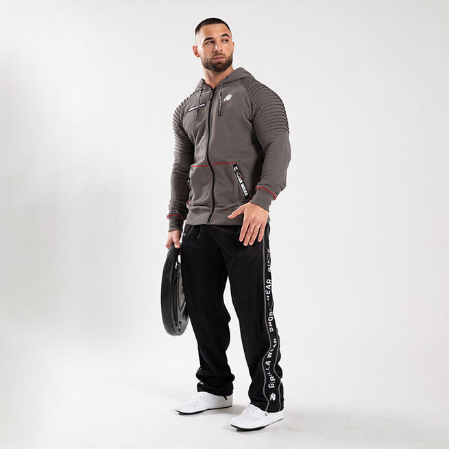 Gorilla Wear Georgia Zipped Hoodie, Grey