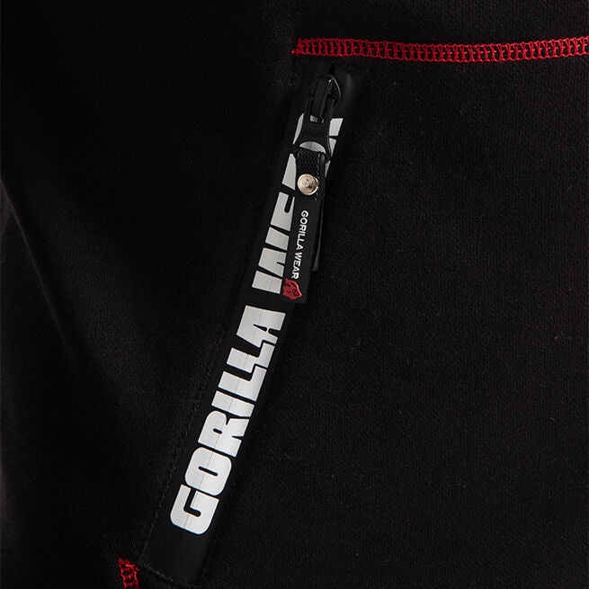 Gorilla Wear Georgia Zipped Hoodie, Black