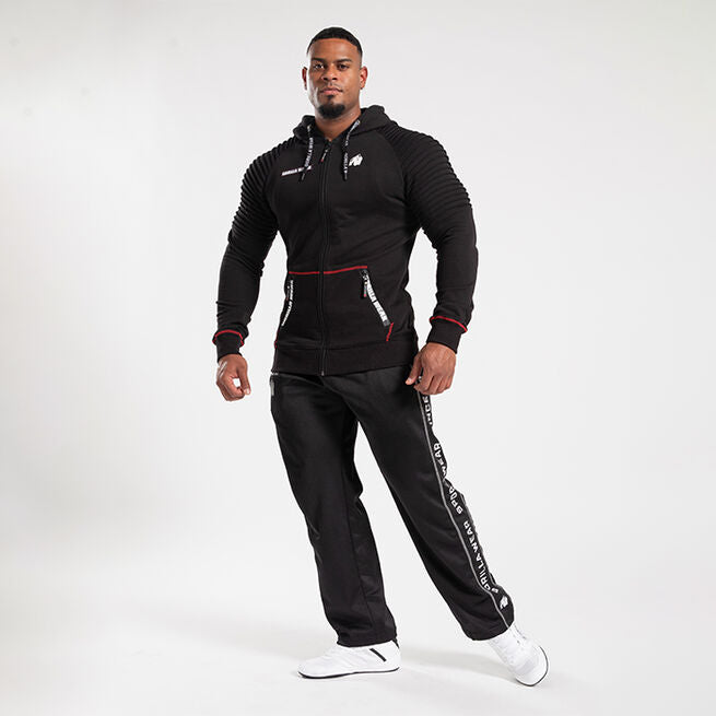 Gorilla Wear Georgia Zipped Hoodie, Black