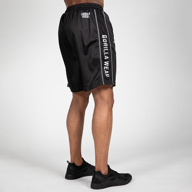 Gorilla Wear Functional Mesh Shorts, Black/White