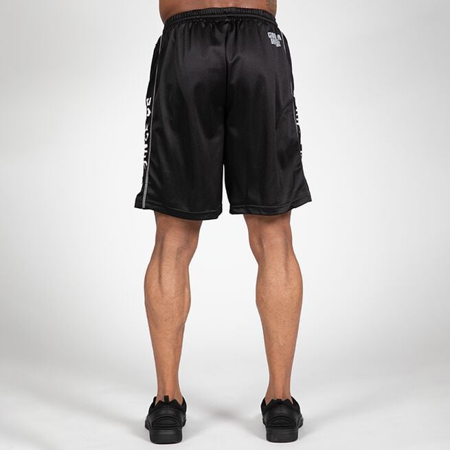 Gorilla Wear Functional Mesh Shorts, Black/White