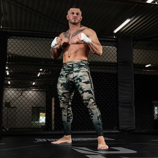INTE INNE! Gorilla Wear Franklin Men's Tights, Army Grön Camo