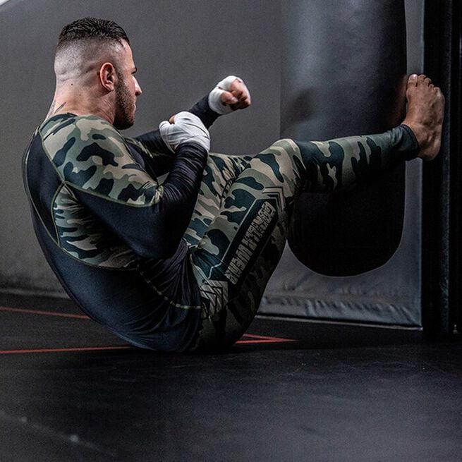 INTE INNE! Gorilla Wear Franklin Men's Tights, Army Grön Camo