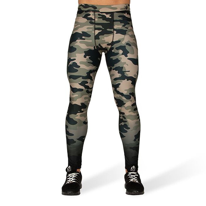 INTE INNE! Gorilla Wear Franklin Men's Tights, Army Grön Camo