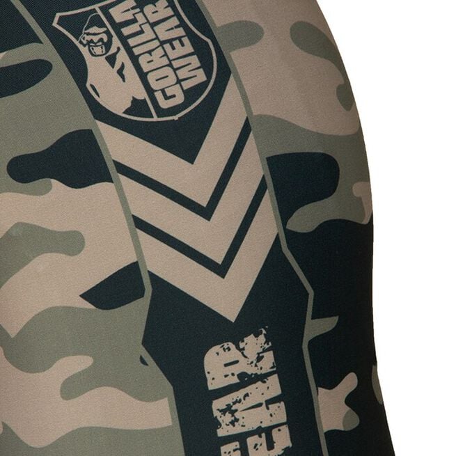 INTE INNE! Gorilla Wear Franklin Men's Tights, Army Grön Camo