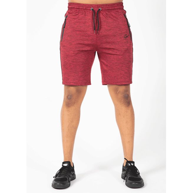 iNTE INNE! Gorilla Wear Wenden Track Shorts, Vinröd