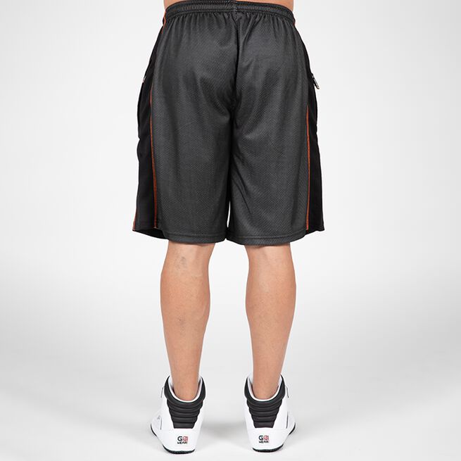 Gorilla Wear Wallace Mesh Shorts, Grey/Orange