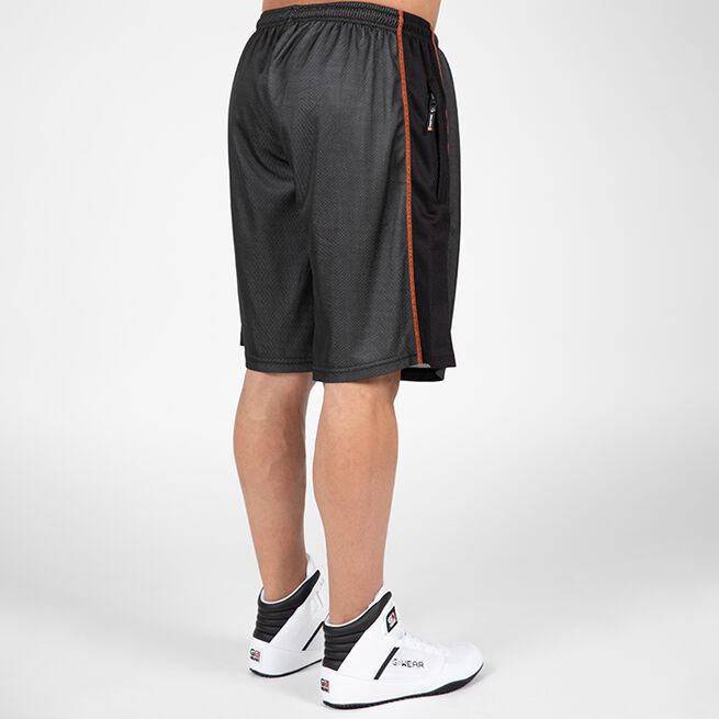 Gorilla Wear Wallace Mesh Shorts, Grey/Orange