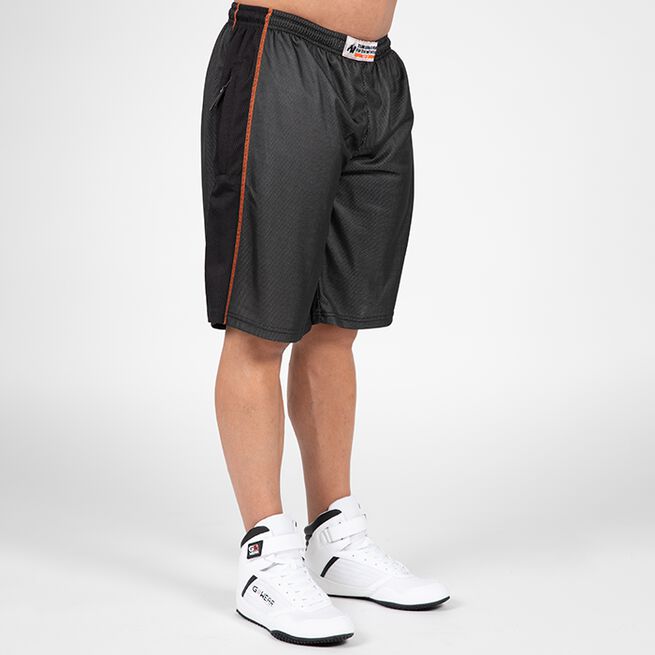 Gorilla Wear Wallace Mesh Shorts, Grey/Orange