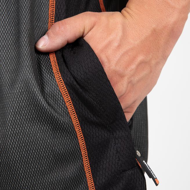 Gorilla Wear Wallace Mesh Shorts, Grey/Orange