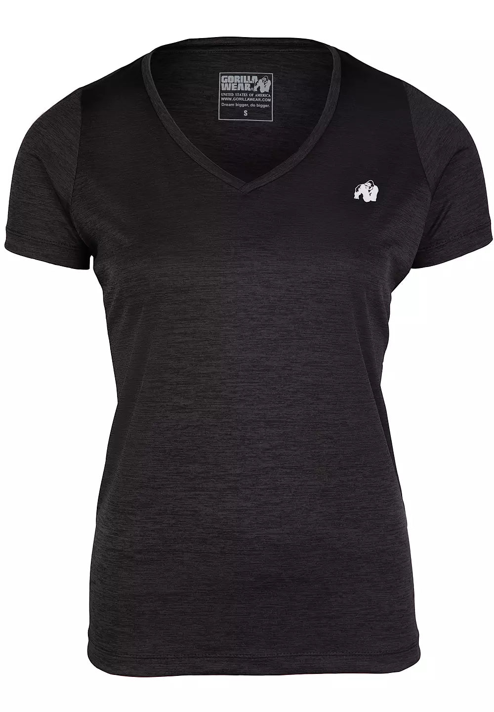 Gorilla Wear Elmira V-Neck T-Shirt, Black