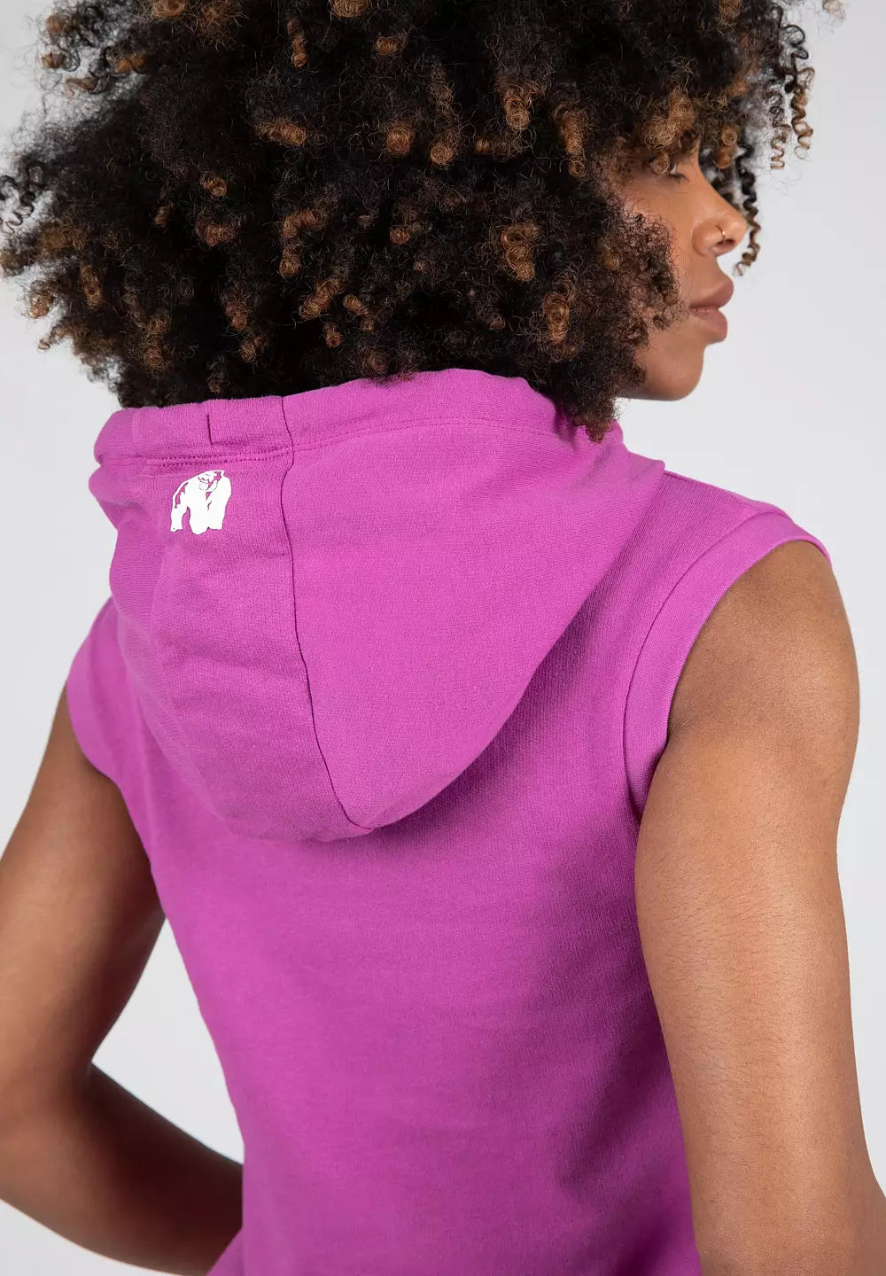 Gorilla Wear Virginia Sleeveless Hoodie, Pink