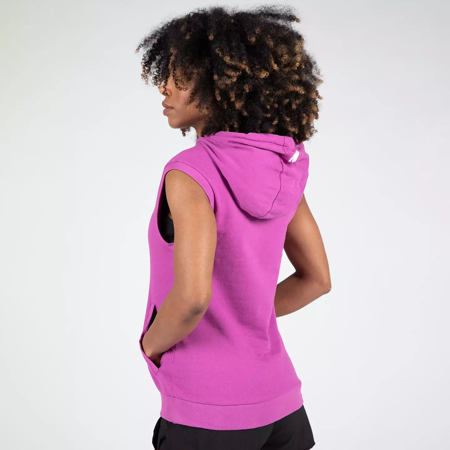 Gorilla Wear Virginia Sleeveless Hoodie, Pink