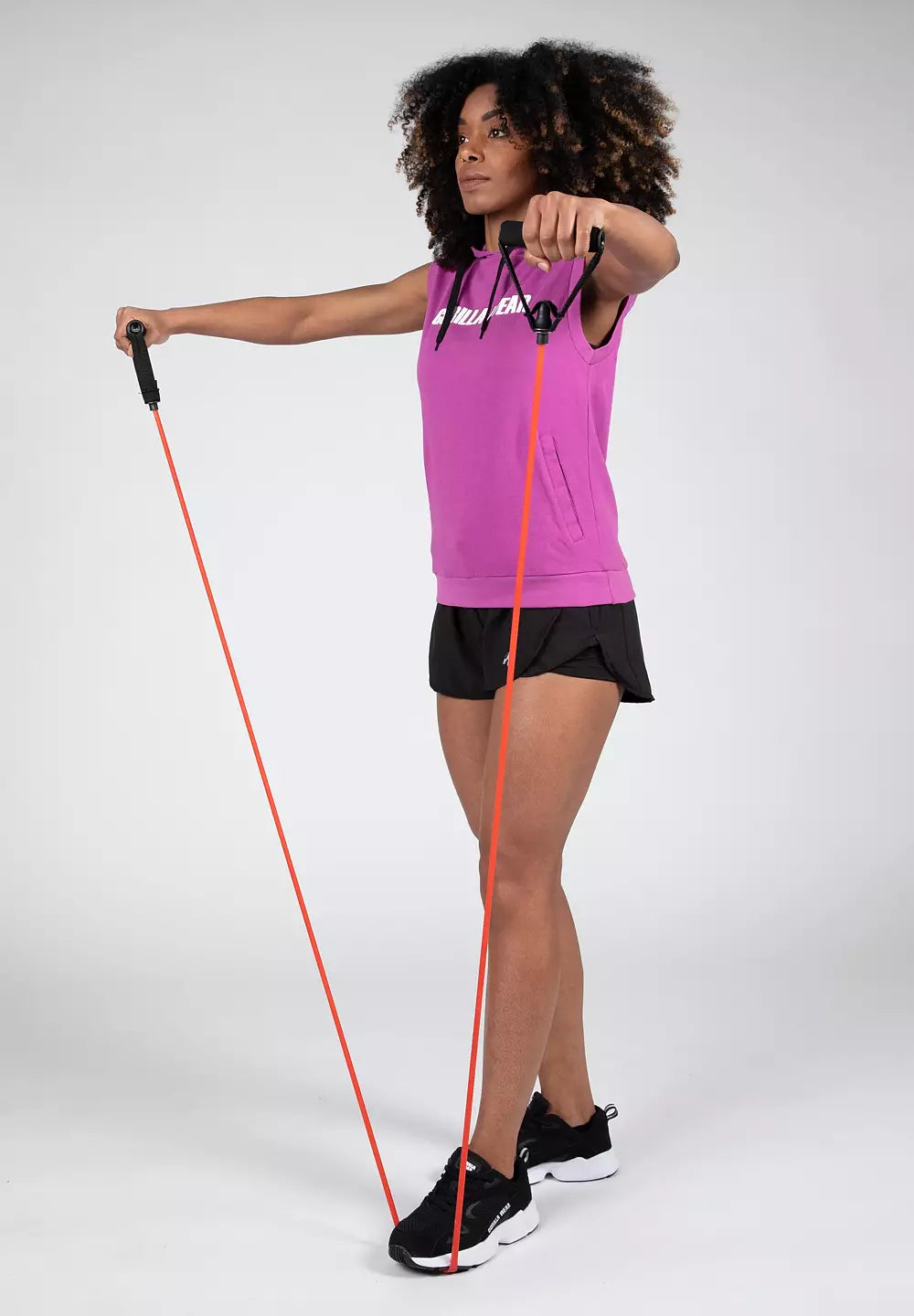 Gorilla Wear Virginia Sleeveless Hoodie, Pink