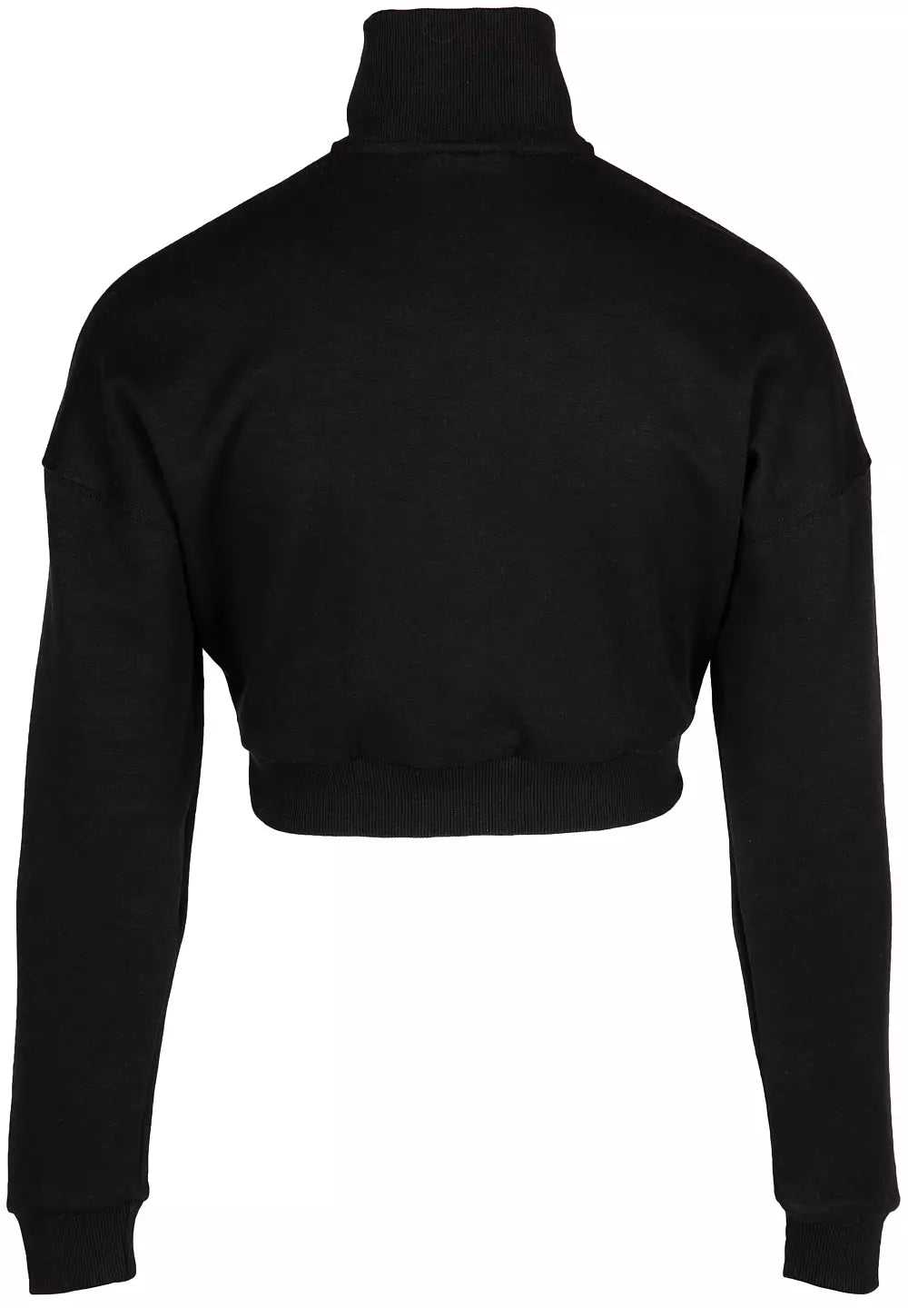 Gorilla Wear Ocala Cropped Half-Zip Sweatshirt, Black