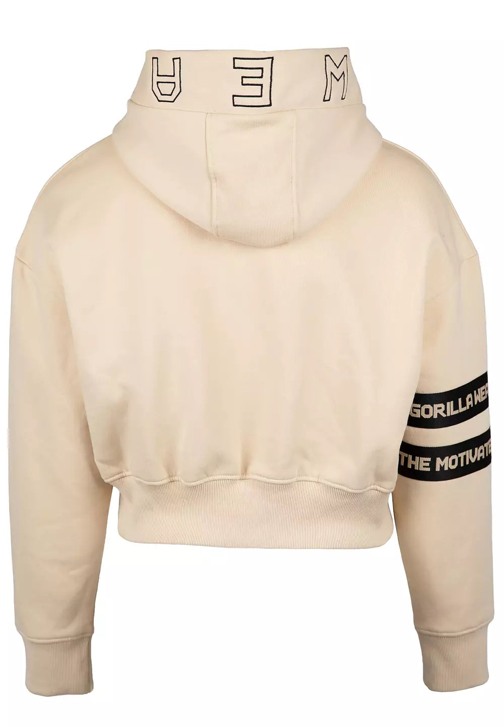 Gorilla Wear Tracey Cropped Hoodie, Beige