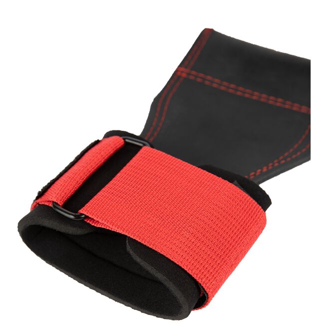 INTE INNE NU! Gorilla Wear Lifting Grips, Svart/Röd