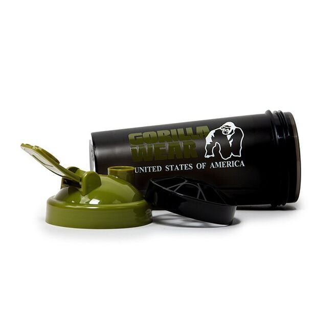 Gorilla Wear Shaker XXL 1000 ml, Black/Army Green