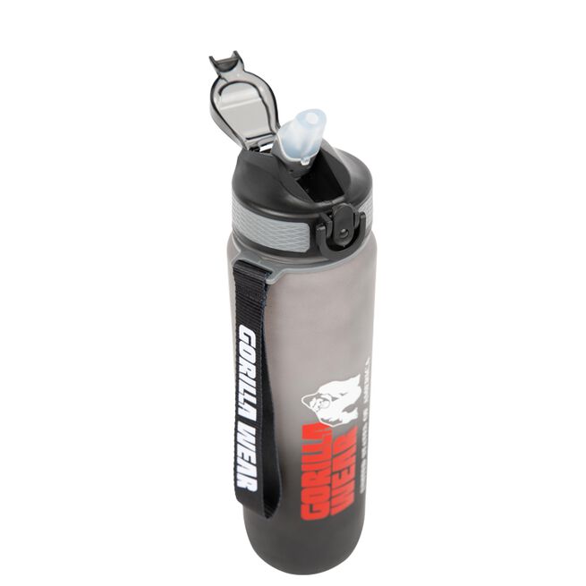 INTE INNE! Gorilla Wear Gradient Water Bottle 1000 ml, Svart/Grå