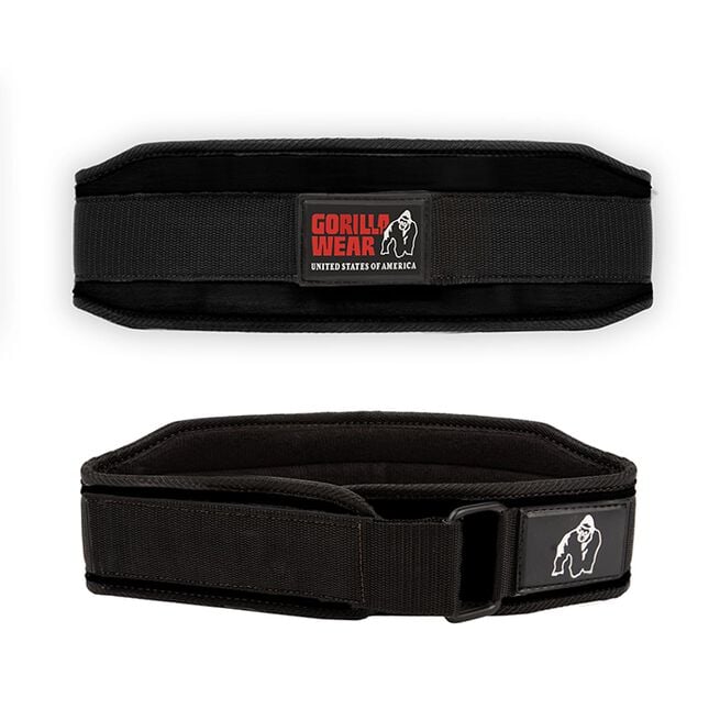 Gorilla Wear 4 Inch Women's Lifting Belt, Black