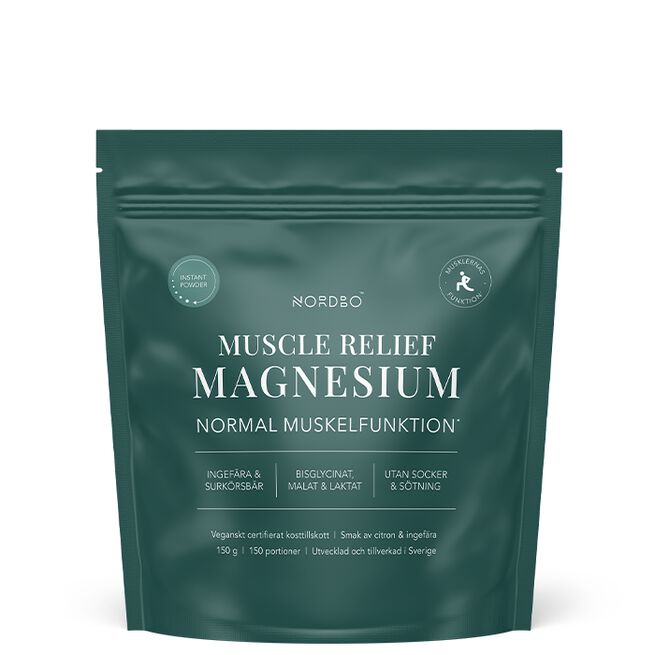 Nordbo Muscle Relief Instant Magnesium, 150 g