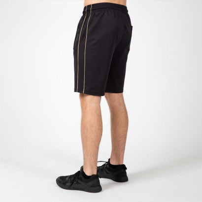 iNTE INNE! Gorilla Wear Wenden Track Shorts, Svart/Guld