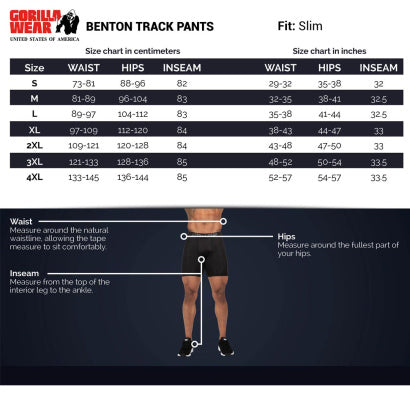Gorilla Wear Benton Track Pants, Grey