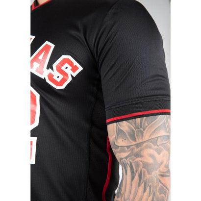 Gorilla Wear San Mateo T-Shirt, Black/Red