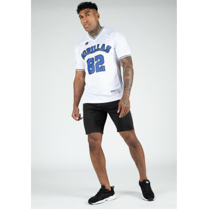 Gorilla Wear San Mateo T-Shirt, White/Blue