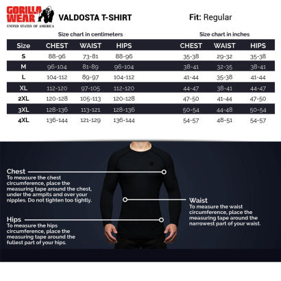 Gorilla Wear Valdosta T-Shirt, Black