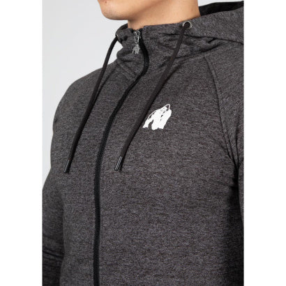 Gorilla Wear Payette Zipped Hoodie, Grey