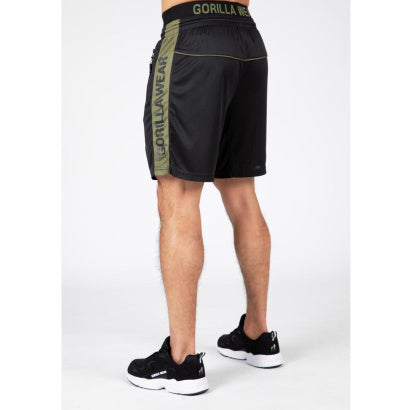 Gorilla Wear Atlanta Shorts, Black/Green