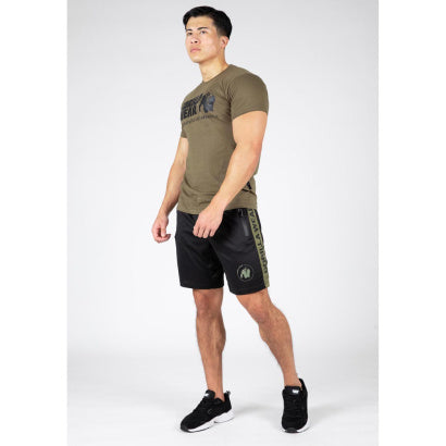 Gorilla Wear Atlanta Shorts, Black/Green