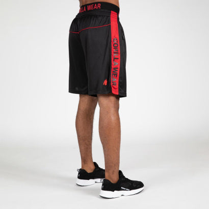 Gorilla Wear Atlanta Shorts, Black/Red