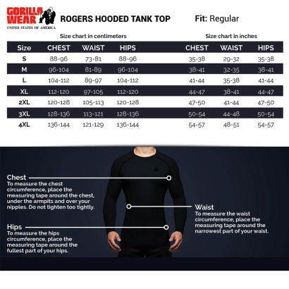 Gorilla Wear Rogers Hooded Tank Top, Army Green