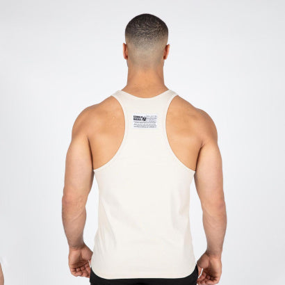 INTE INNE! Gorilla Wear Classic Tank Top, Beige
